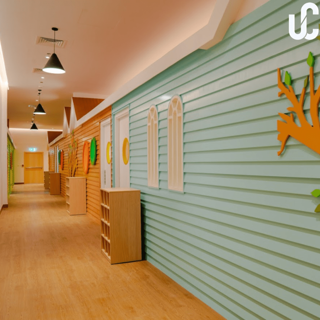 LVT Flooring finished in Orange Seeds nursery