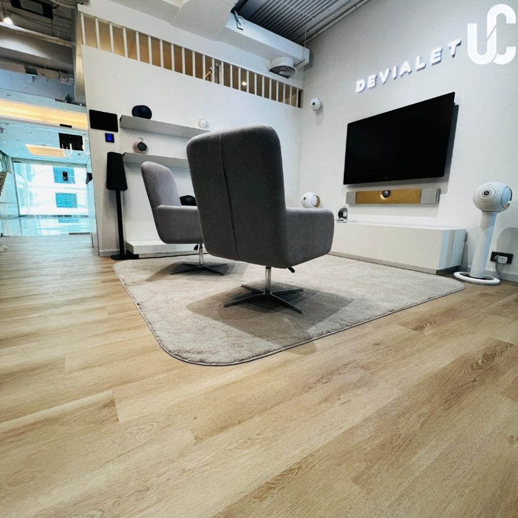 LVT Flooring in a retail office space