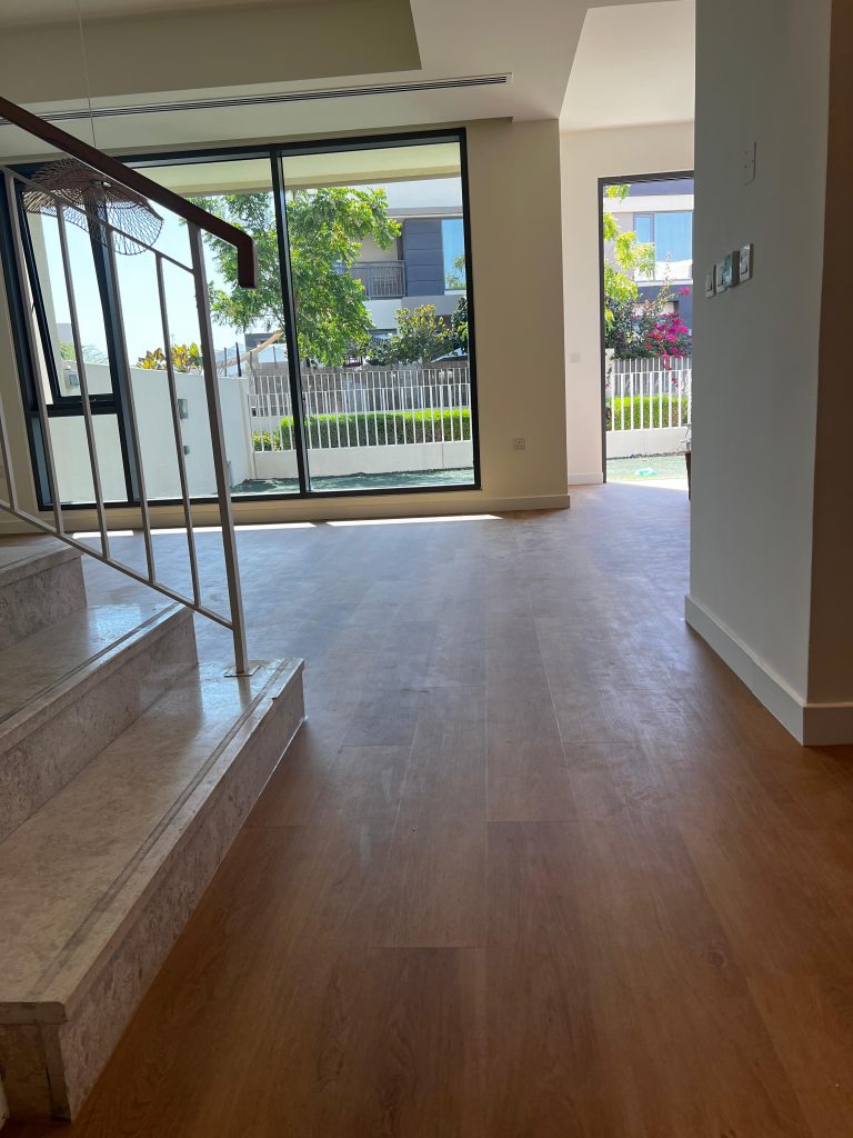 LVT Flooring done in a villa in Dubai Hills community