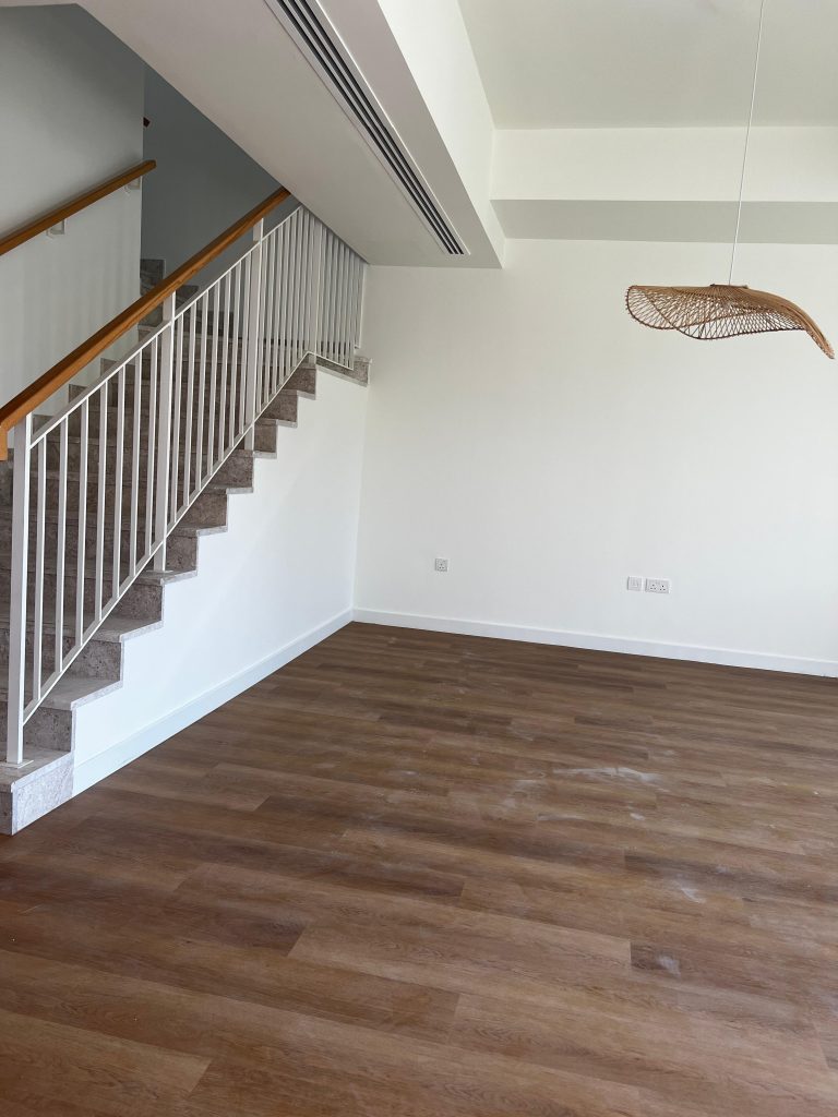 LVT Flooring done in a villa in Dubai Hills community
