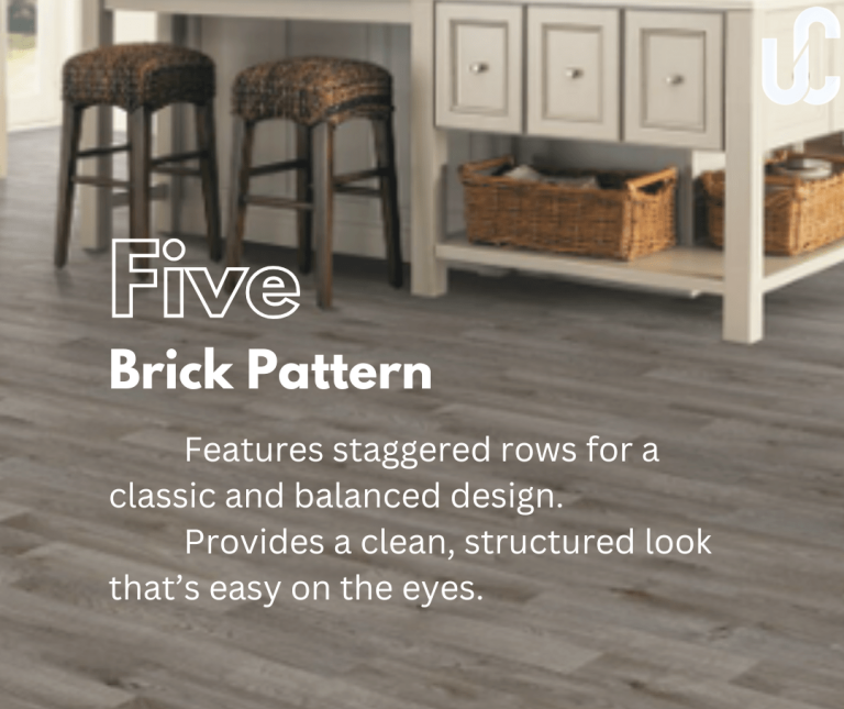 Brick flooring pattern