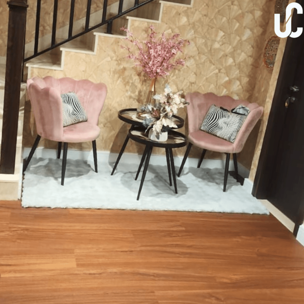 SPC flooring for home.