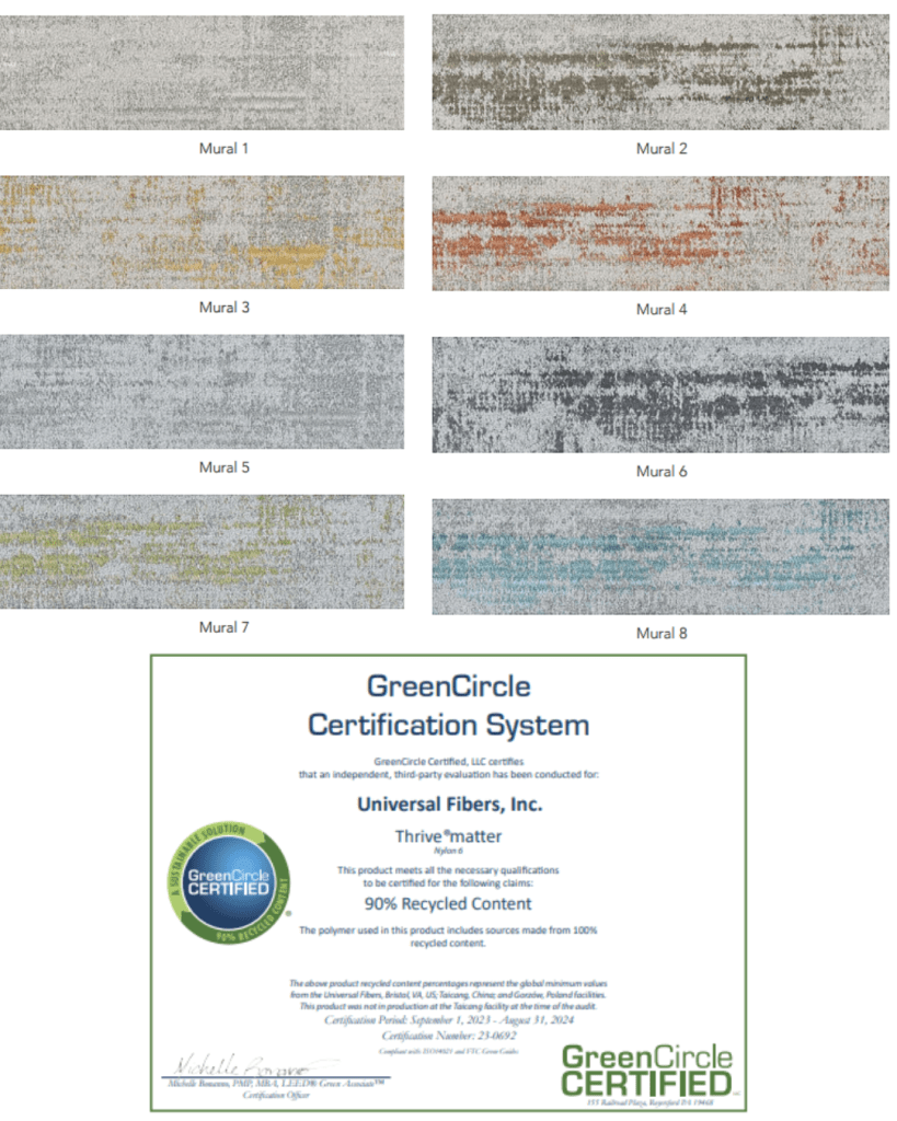 Mural collection with Green Circle Certification