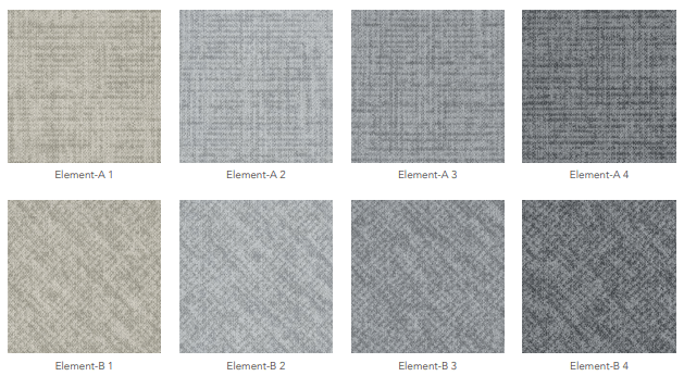 Element collection of carpet tiles