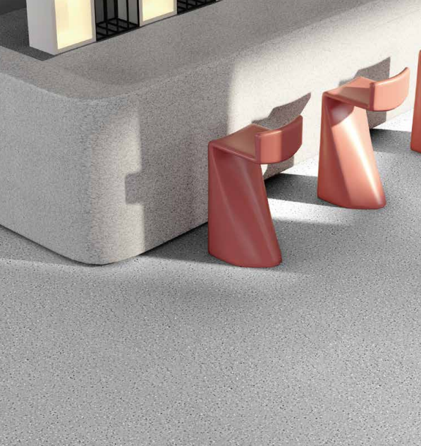 Terrazzo LVT grey color